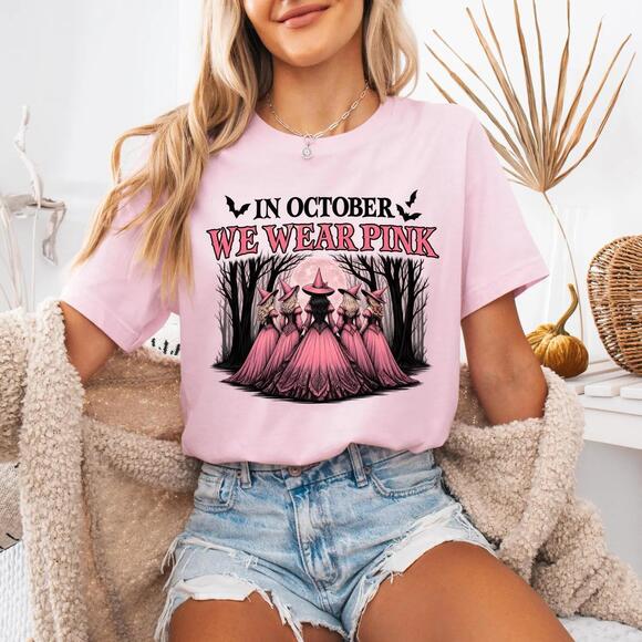 Other - In October We Wear Witches Shirt,  Awareness T Shirt, Halloween